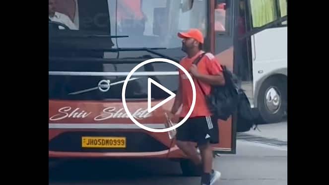 [Watch] Rohit Sharma Arrives For Training Ahead Of 4th Test vs ENG In MS Dhoni's Hometown